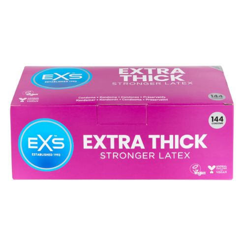 EXS Extra Thick Condoms 144 Pack from Online Poppers.