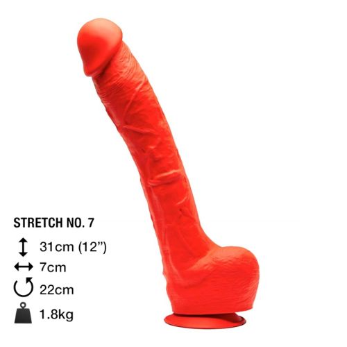 Stretch Dildo No 7 Red from Online Poppers UK