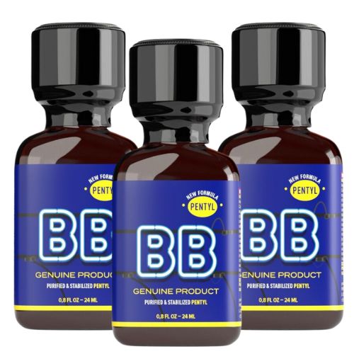 BB Trio 24ml Pentyl Poppers from Online Poppers UK