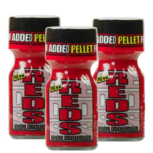 Reds Triple Pack 3 x 10ml Isopropyl Poppers from Online Poppers UK