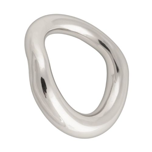 Ergo Stainless Steel Cock Ring Silver from Online Poppers