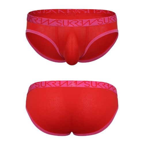 Sukrew Carnival Low Rise Brief Red from Online Poppers